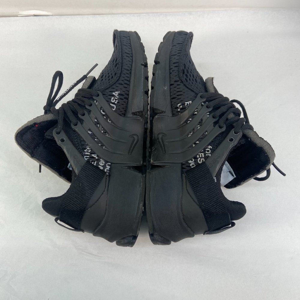 Nike Air Presto OFF-White Virgil The Ten 2018 AA3830-002  Black Lace Up Sneakers - Picture 6 of 15